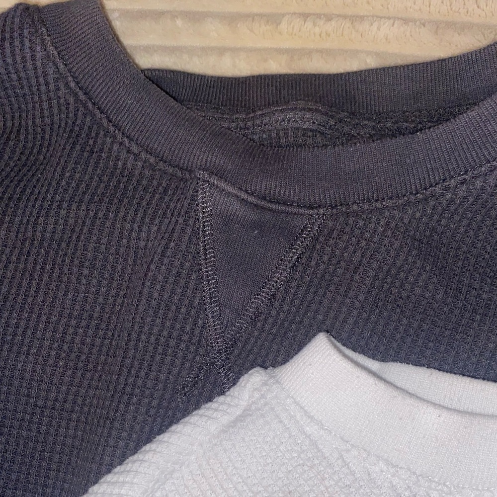 Abercrombie 2pack Cropped Waffle Longsleeves Soft AF - Picture 5 of 8